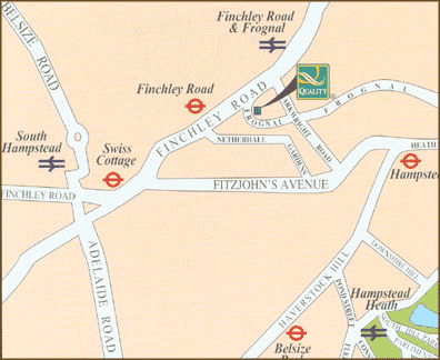 Map of sofia-hotels-quality-hotel-hampstead