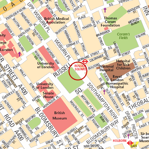 Map of sofia-hotels-the-russell-hotel