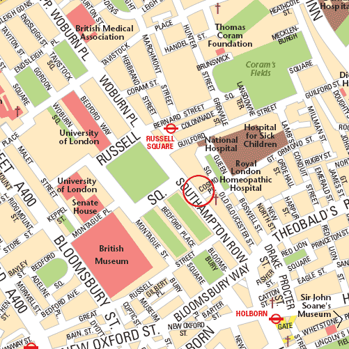 Detailed map of sofia-hotels-waverley-house-hotel