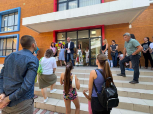 Кметът на Павел баня Иса Бесоолу и министърът на околната среда и водите Манол Генов обсъдиха текущи проекти в общината