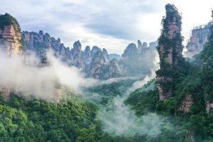 Zhangjiajie в цялата си слава