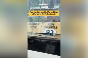 Безплатен транспорт за жители в Тай По след пожар