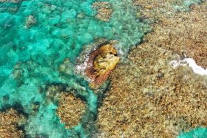 Остров Huangyan с устойчива коралова екосистема