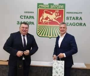 Заместник-кметът Радостин Танев посрещна посланика на Молдова у нас Н. Пр. Емил Жакота