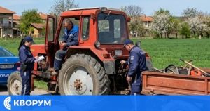 49-годишен е хванат с нерегистриран трактор в село Нова Черна
