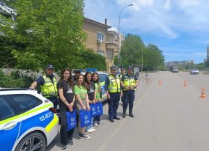 Ученици доброволци взеха участие в специализирана акция с ОД на МВР – сектор „Пътна полиция“