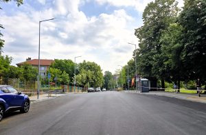 Във Велико Търново: Разчертават с пътна маркировка основно ремонтираната улица „Мармарлийска“