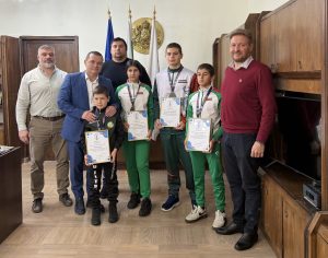 Кметът Пенчо Милков отличи четирима медалисти от Балканското първенство по джу-джицу