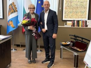 Кметът на Пловдив Костадин Димитров се срещна с певицата Камелия Тодорова
